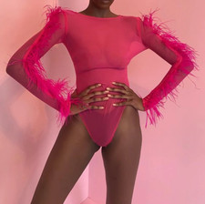 Sexy Neon Pink Bodysuit