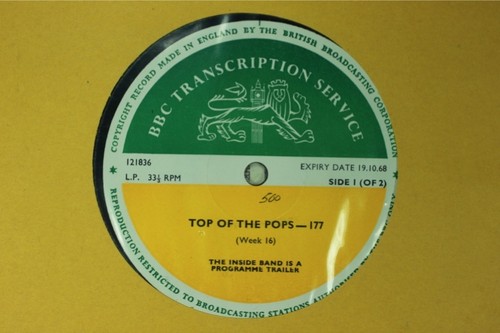 Bbc 177 transcription disc - 177, top