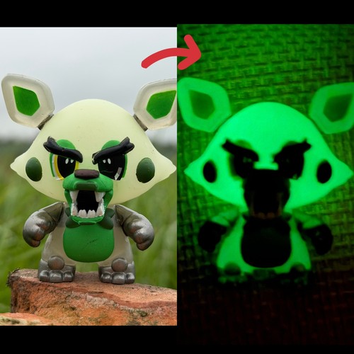 Mangle glow the dark - mangle, in