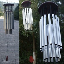 27 Tubes Wind Chimes Outdoor Deep Tone Hanging Ornament Garden Home Windchime
