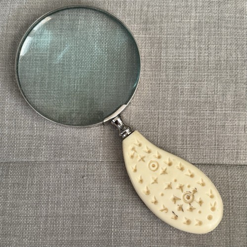 Vintage magnifying glass - glass, with