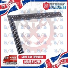 12" x 8" ROOFING RAFTER SET SQUARE STRONG METAL METRIC IMPERIAL DUAL MARKINGS