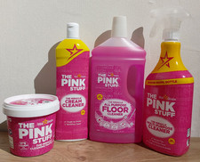 The Pink Stuff Kitchen Cleaning set of 4- Floor Cream Cleaner Spray Paste Bundle