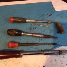 Stanley Handyman Yankee Screwdriver +  bits used x 4