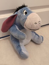 Fisher Price Mattel Disney 2010 10" Talking Eeyore Plush -Tested - Rare