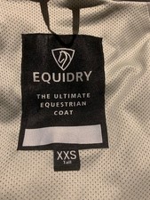 EQUIDRY EQUIMAC XXS Tall Waterproof Jacket  Thin Mesh Lining - Charcoal/ Grey