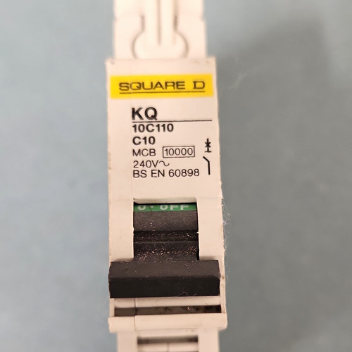 Square mcb 10a 1 pole - square,