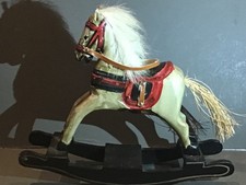 Vintage Wooden Rocking Horse