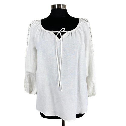 Valerie stevens white linen - stevens,