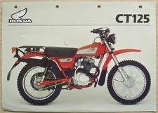 HONDA CT125 Motorcycle Sales