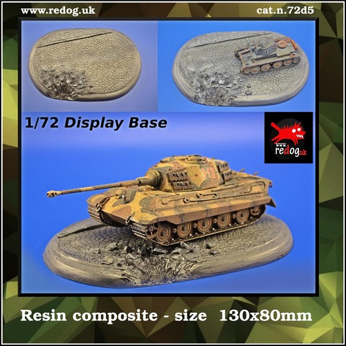 Redog diorama display - redog, 1/72
