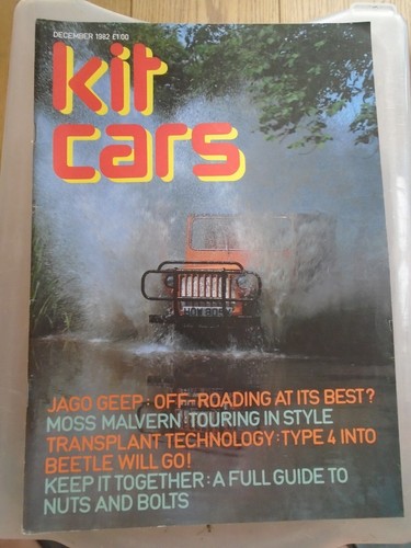 Kit cars dec 1982 jago - dec,