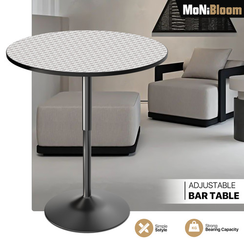 Adjustable height bar - adjustable, table