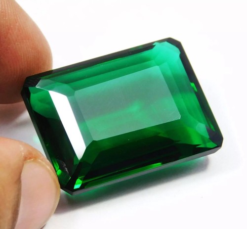 Green natural emerald - green,