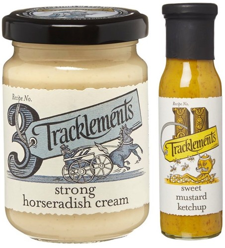 Strong horseradish cream from - horseradish,
