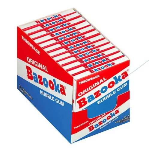 Bazooka tutti frutti bubble