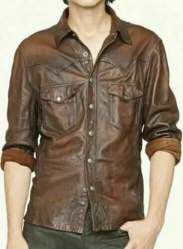 Men lambskin leather - men's,