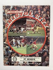 Bristol City v St. Mirren;  Anglo-Scottish Cup Final,  5th December 1977