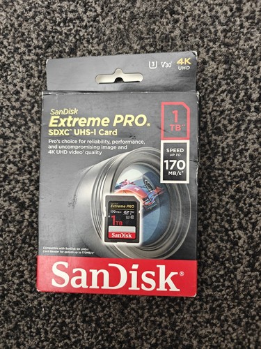Extreme pro 1tb sdxc - pro, memory
