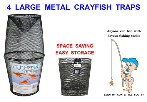 Large metal crayfish traps - large,