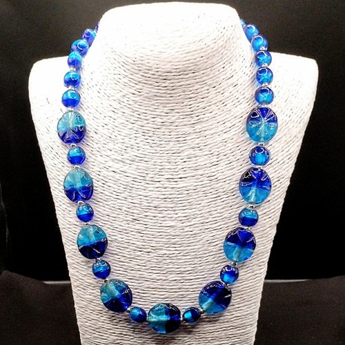 Teal royal blue glass - royal,