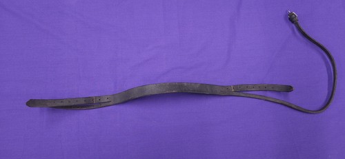 Cob size black leather head - cob,