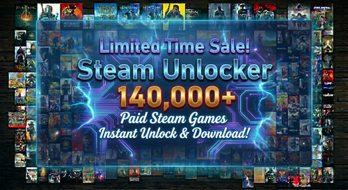 Steam library unlocker - library, app