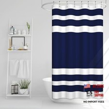 White Shower Curtain for