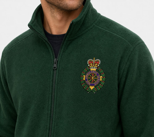 Ambulance service crest green - service,
