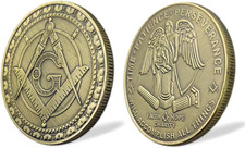 Masonic Coin Freemasons Master