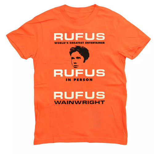 Rufus wainwright orange shirt - rufus,