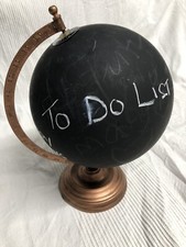 Chalkboard Globe blackboard