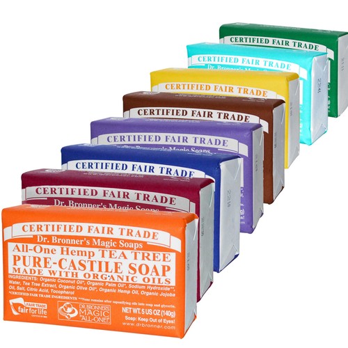 Bronner castile bar soap - dr,
