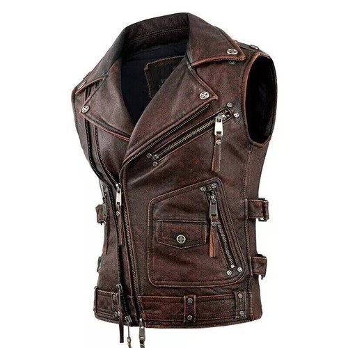 Men biker vintage style - men's,