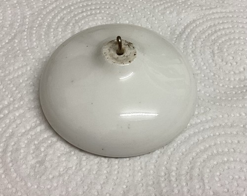 Vintage white ceramic smoke - white,
