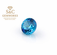 Blue topaz round - #39,