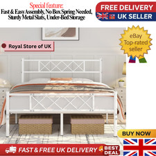 Yaheetech 4Ft6 Double Bed