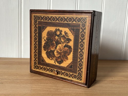 Antique square tunbridge - antique,