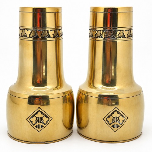 Deffner arts crafts vases - -,