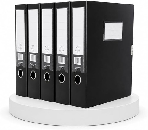 Box file pack - of, 75mm