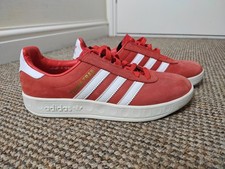 ADIDAS TRIMM TRAB RIVALRY PACK MENS RED TRAINERS SIZE UK 7.