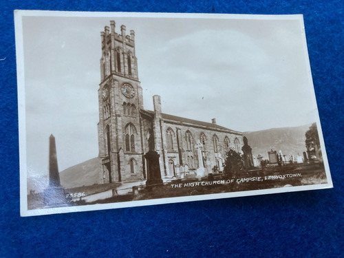 Vintage postcard lennoxtown - vintage,
