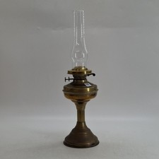 Victorian style brass oil lamp - oil,