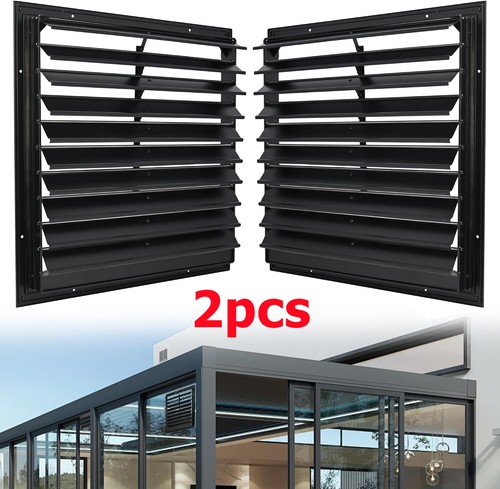 Pack inch metal louvre - metal,