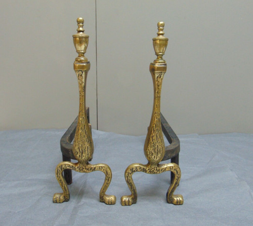 Fire dogs antique - fire, andirons