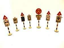 7 x Vintage 1950's Gilco Road Signs