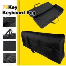 YAMAHA CASIO 76 Key Keyboard Electric Piano Padded Case Gig Bag Waterproof Black