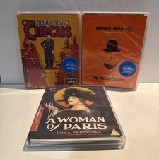 Charlie Chaplin Criterion Blu-Ray Bundle Circus Great Dictator Woman Of Paris