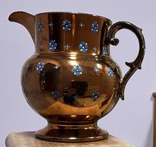 Copper Lustre Ware Jug 13.5cm
