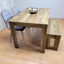 Dining Table Set With 2 Grey